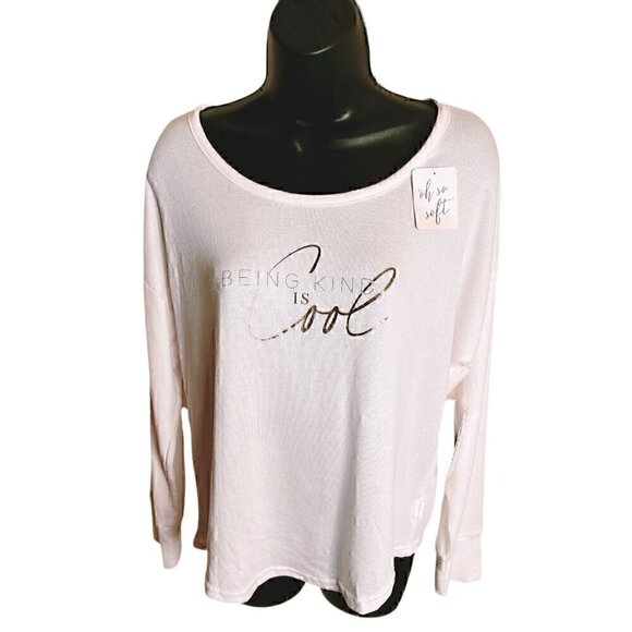 New Danskin Long Sleeve Sleep Top Size L - Picture 1 of 14